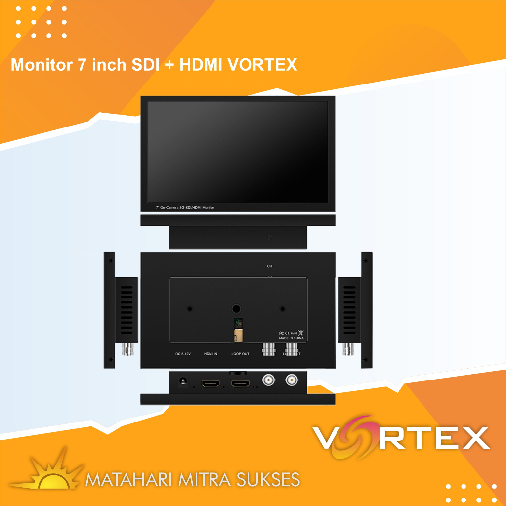 Monitor 7 inch SDI + HDMI VORTEX