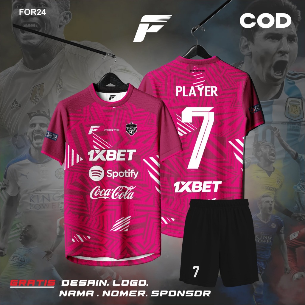 JERSEY FUTSAL PINK CUSTOM NAMA NOMER PUNGGUNG USIA ANAK DEWASA BOLOA KEREN TERBARU 2024