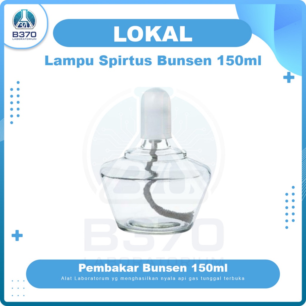 LAMPU SPIRTUS / BUNSEN SPIRTUS / BOTOL SPIRTUS KACA / KOMPOR SPIRITUS KACA