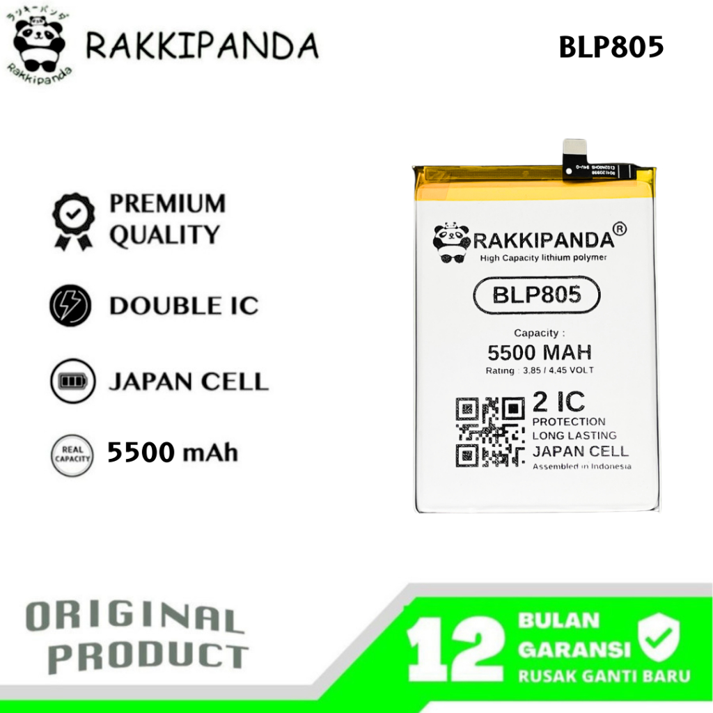 RakkiPanda - BLP805 A16 2021/A32/A33 2020/A53 2020/A53S 5G/A54/A54S/A55/A73/A74 5G/A75/A93 5G Batre 