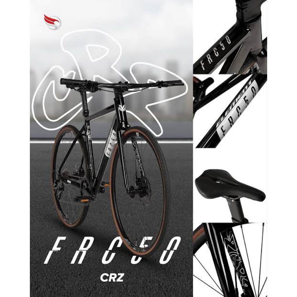 SEPEDA HYBRID TOURING 700 ELEMENT FRC 50 CRZ GEN 2  9 speed NEW Shimano CUES, ALLOY, CRANK HOLLOWTEC