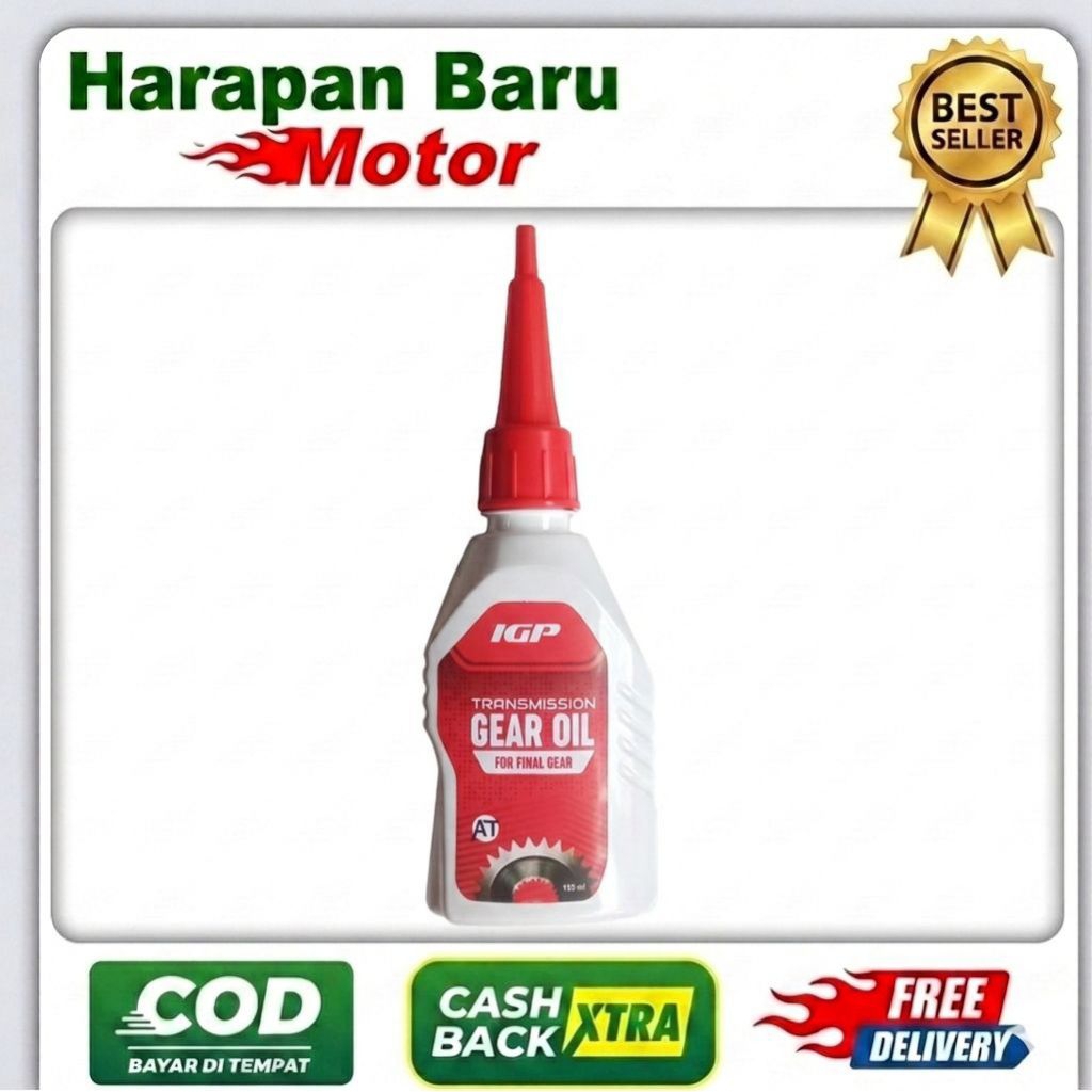 IGP OLI GEAR BOX. OLI GARDEN 120 ML UNTUK MOTOR BEAT. VARIO. MIO SPORTY. MIO KARBU - HARAPAN BARU MO