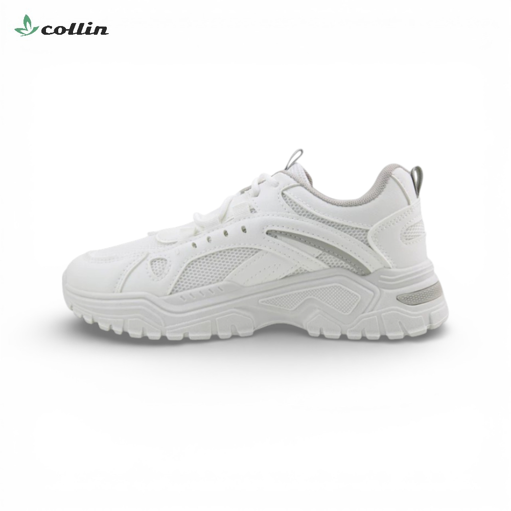 COLLIN Sneakers Sport Wanita Pria Sepatu Olahraga Putih -- Stylish, Trendy, Sporty, Empuk CL2325