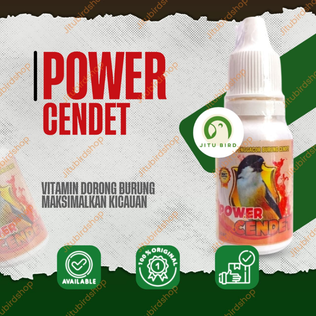 Power Cendet Max – Vitamin Penggacor Cendet/Pentet, Buka Paruh & Nembak Nyaring