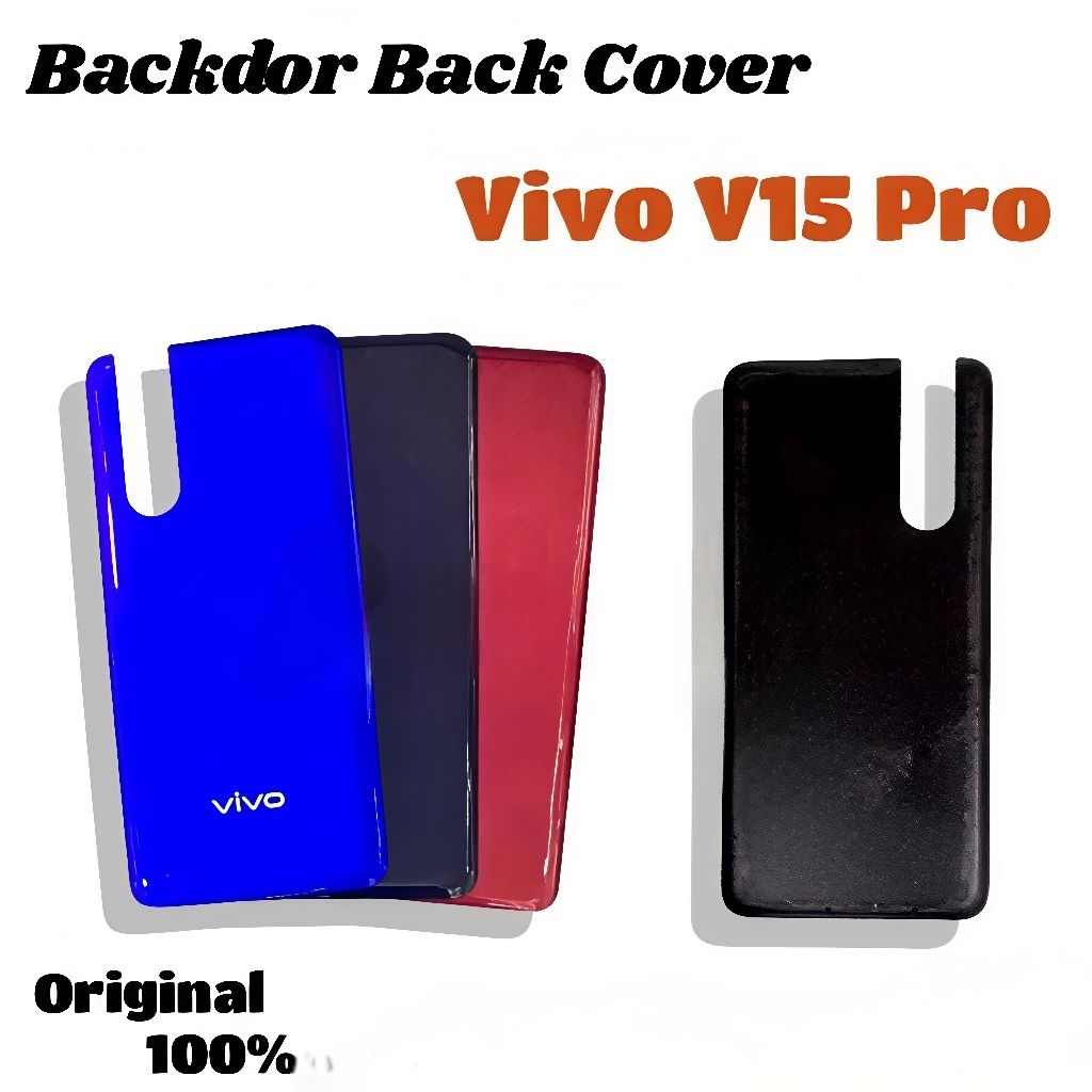 Backdor Cover Casing Tutup Belakang Vivo V15 Pro Original