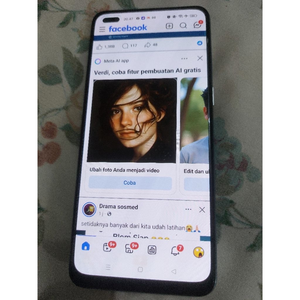 Hp Oppo Reno4 F 8/128