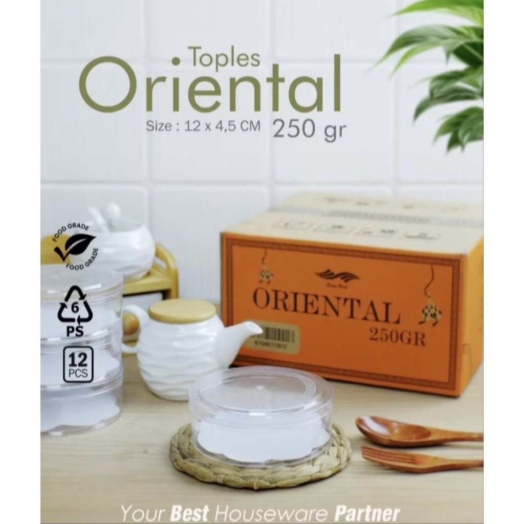 12pcs(1lusin)Toples Oriental 250gram/500gram/toples Nastar/Toples Kue/Toples Lebaran Suryaplast