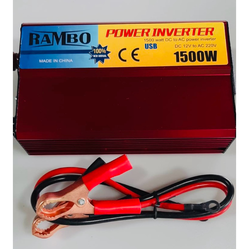 INVERTER DC to AC DC 12Volt to AC 220Volt 1500 Watt RAMBO