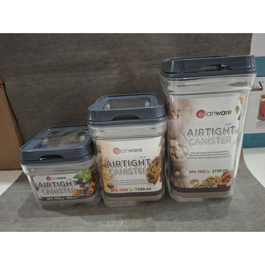 Toples Makanan Kedap Udara Elianware