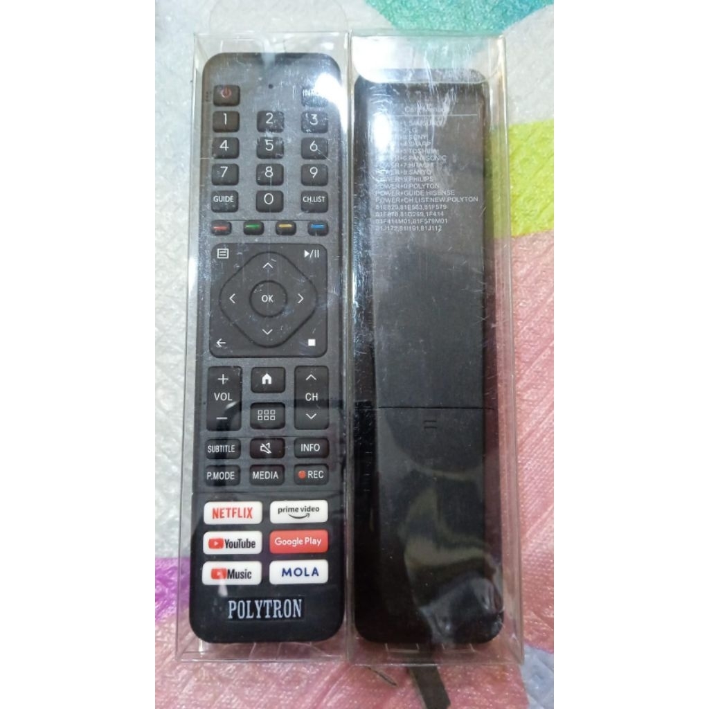 Remot Smart Tv Polytron / Android tv polytron