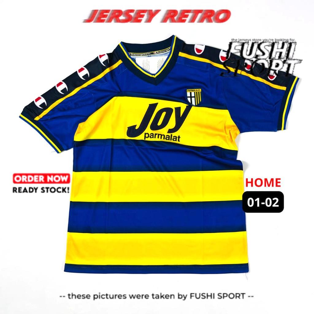 RETRO | Jersey Baju Bola Parma Home 2001 2002