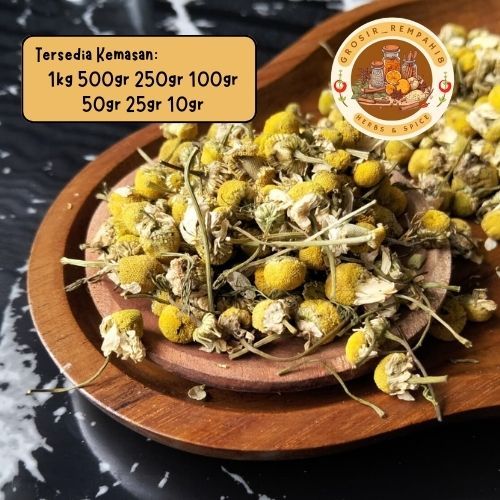 Chamomile tea / teh chamomile / bunga chamomile kering / dried chamomile flower