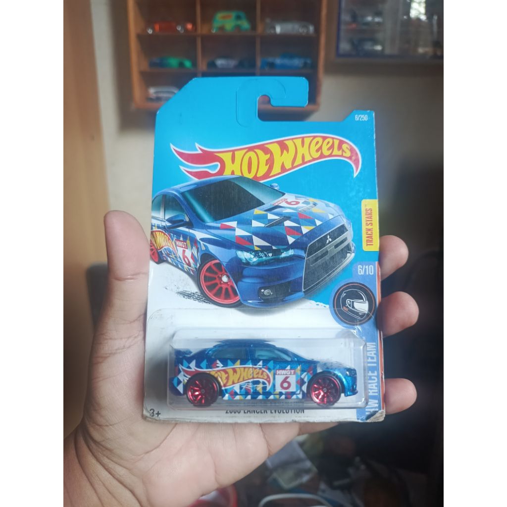 Hot Wheels 2008 Lancer Evolution HW Race Team Bad Card