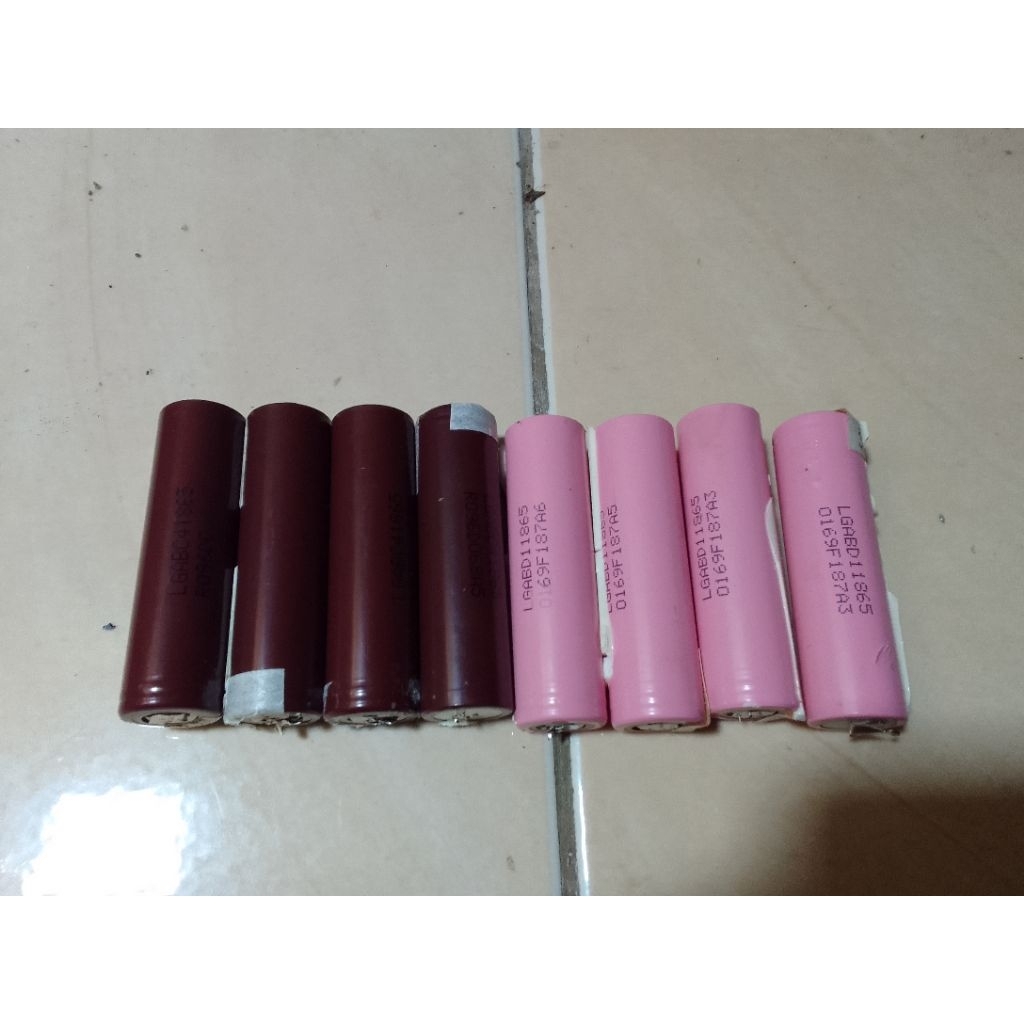 Baterai copotan laptop 18650 4,1 volt murah,Baterai 18650 second/bekas normal