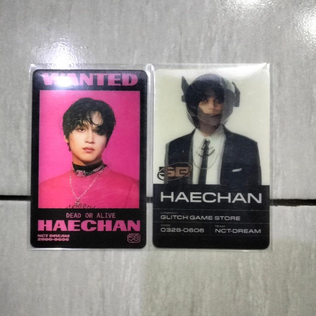 PHOTOCARD NCT Dream Haechan Official NCT Dream PC