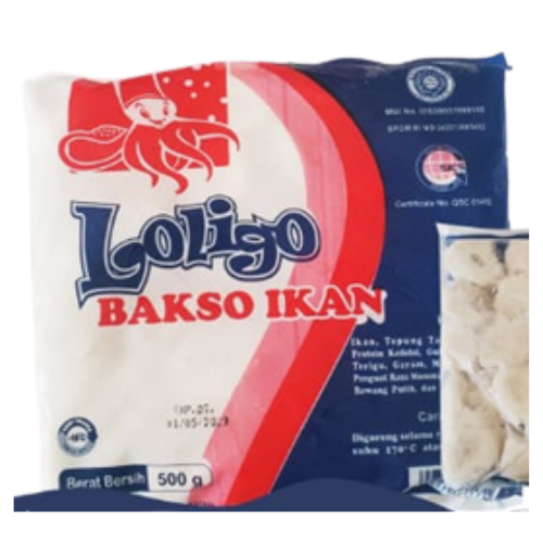 LOLIGO BAKSO IKAN 500GR