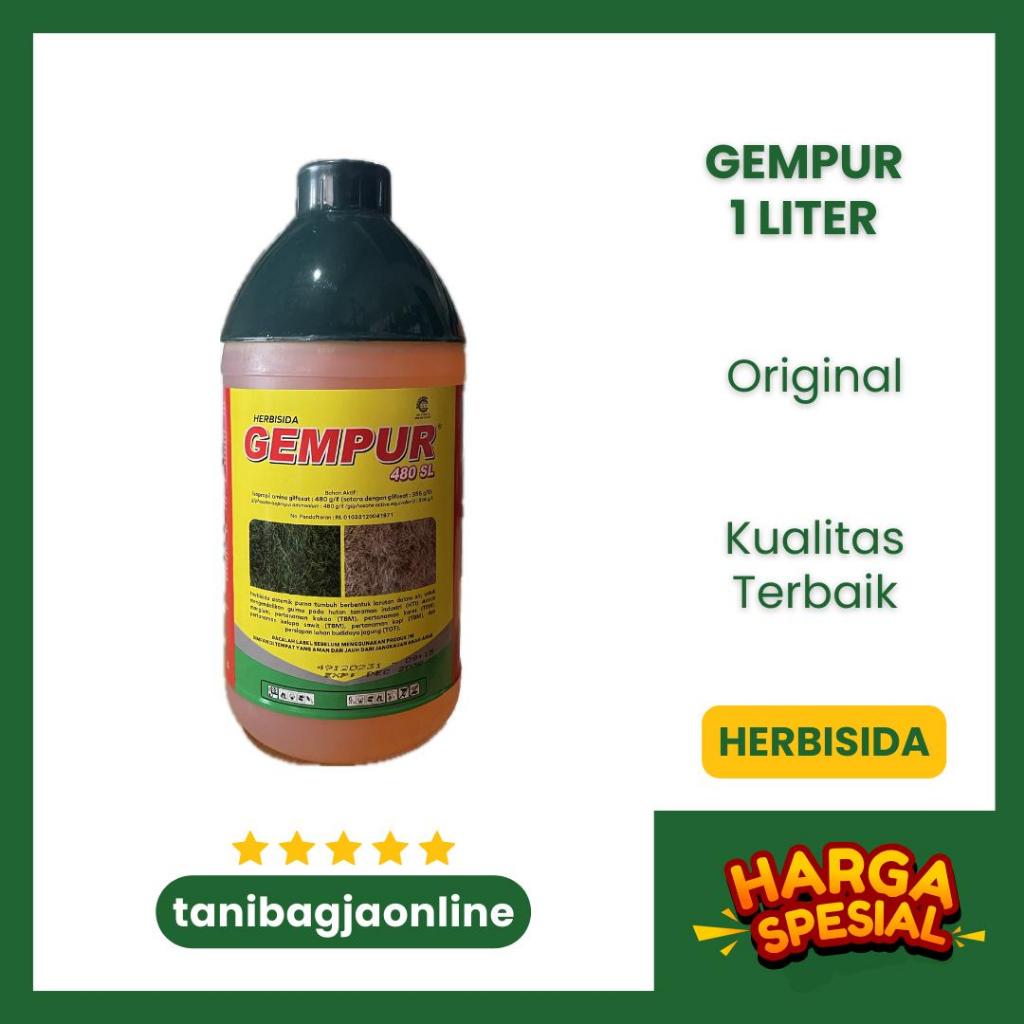 GEMPUR Herbisida 480SL 1 Liter GEMPUR HERBISIDA 480 SL 1 Liter – Pembasmi Rumput & Gulma Tuntas Samp