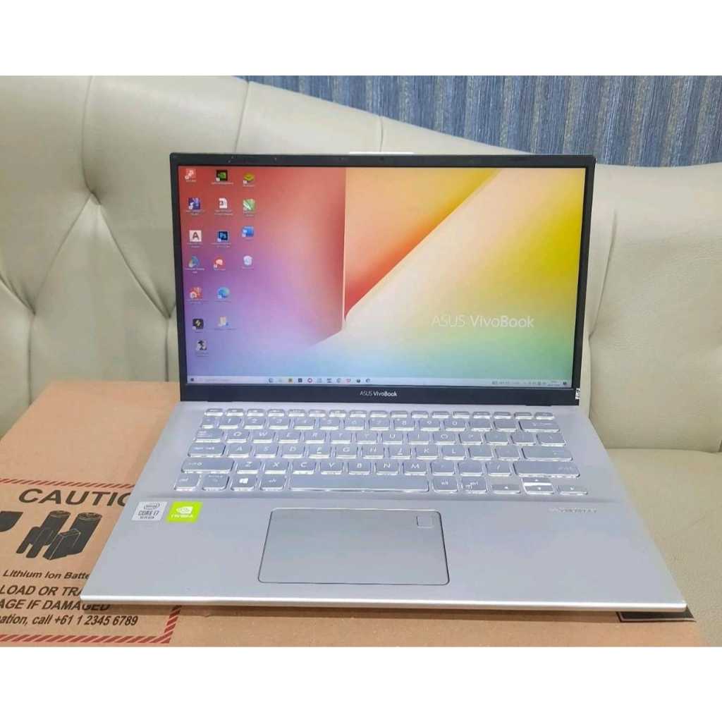 Laptop Asus Vivobook A412FL, Core i7 - 8565U, #DualVga, Backlight, Slim, Lengkap, Grey