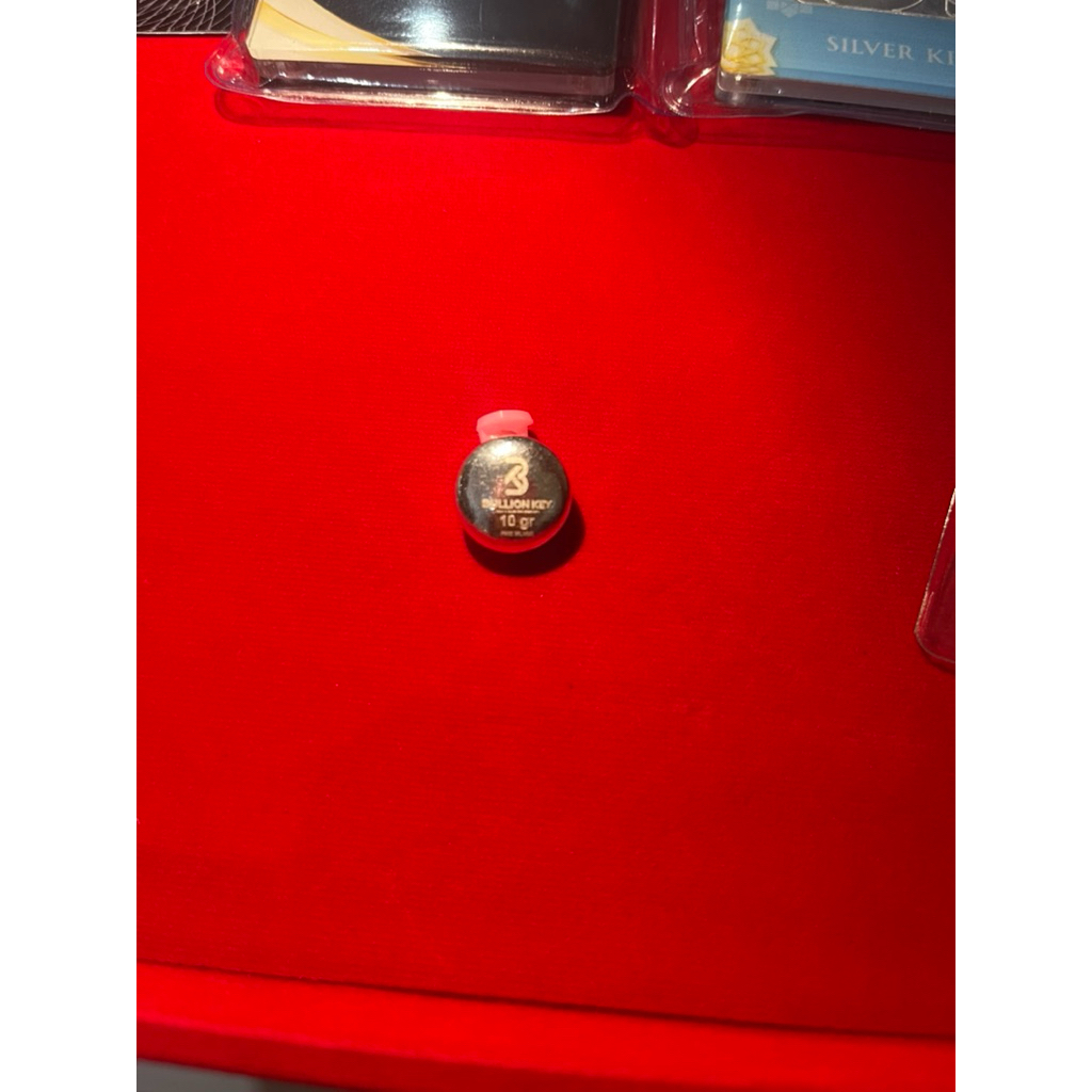 Perak Batangan 10 Gram Bullion Key – Fine Silver 999 | Logam Mulia Investasi