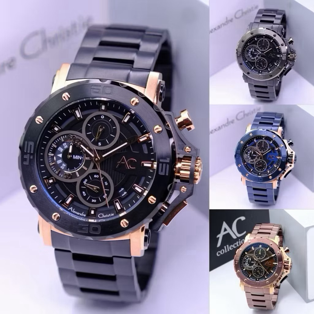 ALEXANDRE CHRISTIE 9205MC PRIA RANTAI ROSEGOLD AC 9205 COLLECTION AC COLLECTION