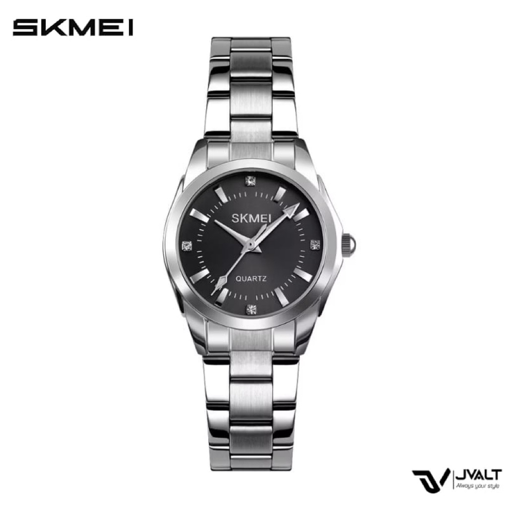 jam tangan wanita Skmei 1620 Skmei rantai stenliss original putih hitam