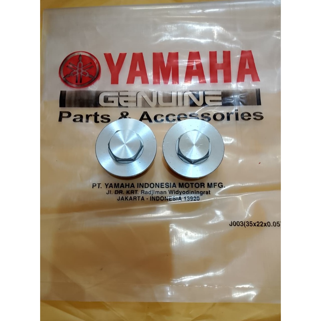 BAUT TUTUP SHOCKBREKER UPSIDE DOWN R/L YAMAHA NEW R15/R25/MT15/MT25 ORIGINAL