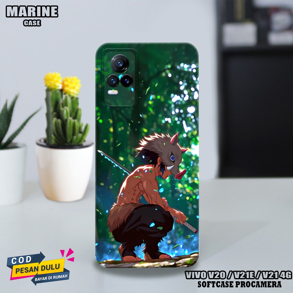 case vivo v21e / v20 / v21 4g ( anime kimetsu ) vivo v21e / v20 / v21 4g - casing hp  - case hp - ca