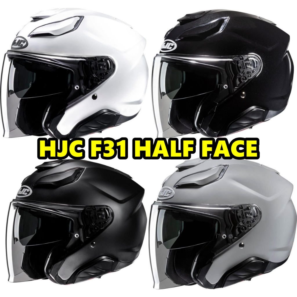 HJC F31 Helm Half Face Double Visor HJC Helmet