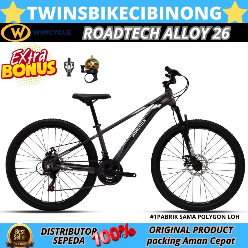 Sepeda Gunung 26 MTB WIMCYCLE ROADTECH ALLOY