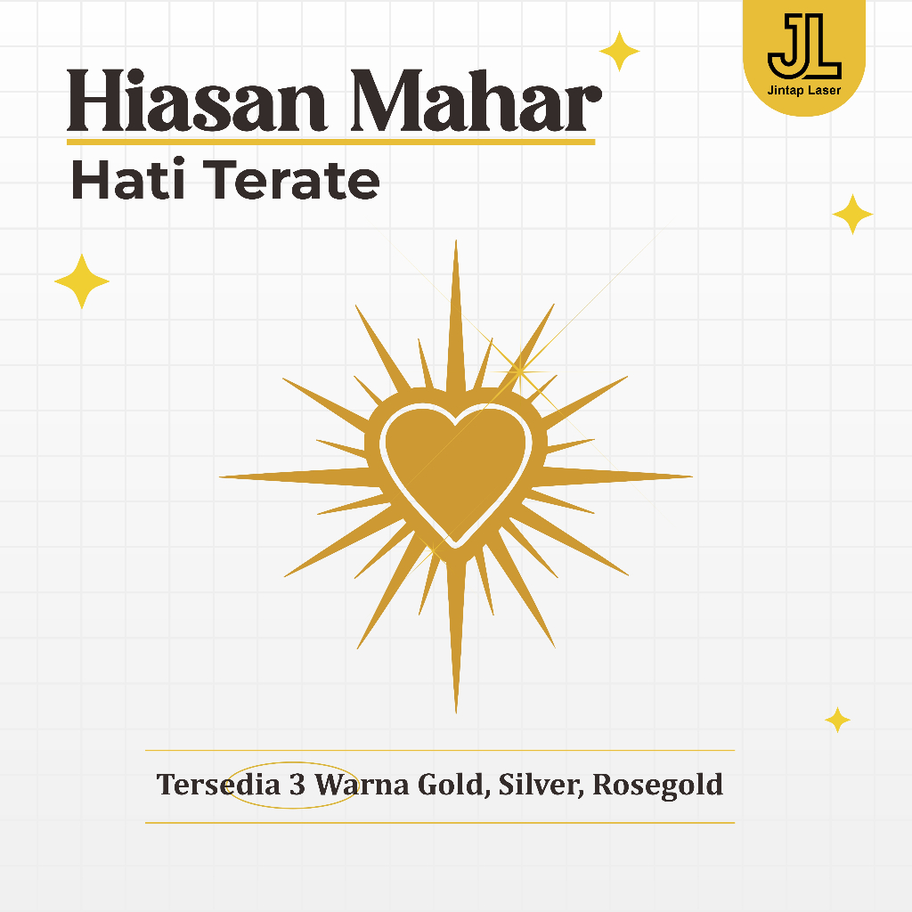 Dekorasi Mahar Logo Lambang Setia Hati (PSHT) dari bahan Akrilik Gold.