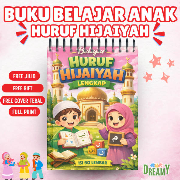 BUKU BELAJAR ANAK HURUF HIJAIYAH 50 LEMBAR BUKU ANAK HIJAIYAH BELAJAR HIJAIYAH FREE JILID
