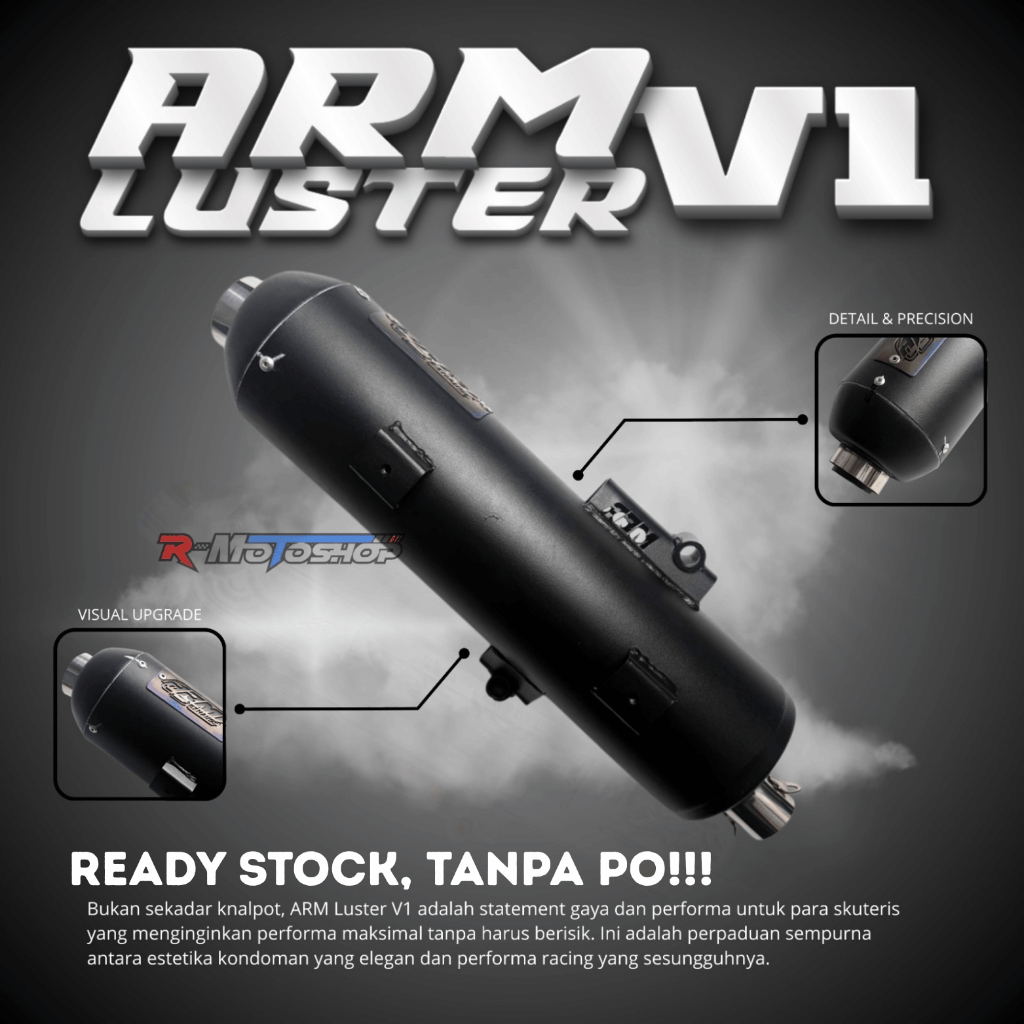 Rmotoshop ARM KONDOMAN LUSTER V1 ADV, AEROX, BEAT, PCX,NMAX,MIO, STYLO & VARIO. TAMENG LUSTER+BAUT T