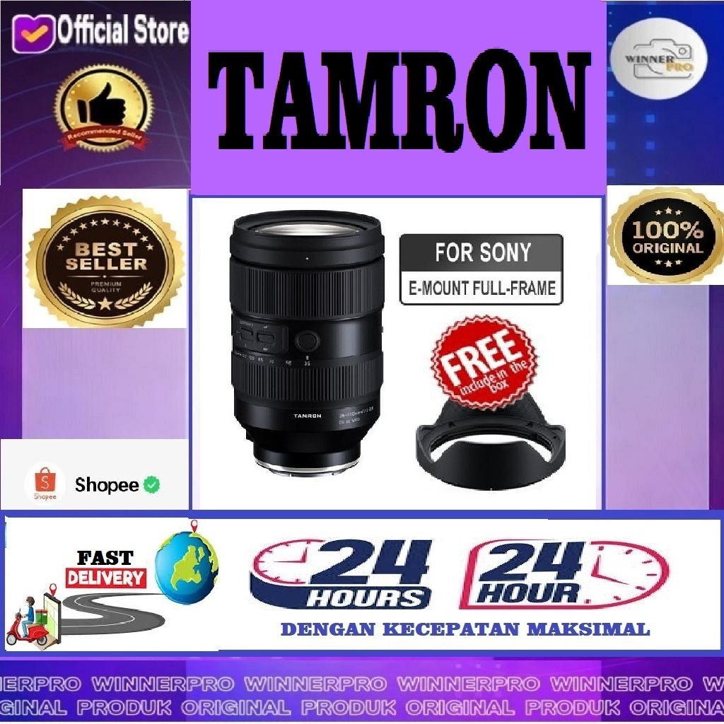 Tamron 35-150mm f2-2.8 Sony E Fullframe Di III VXD Tamron 35-150