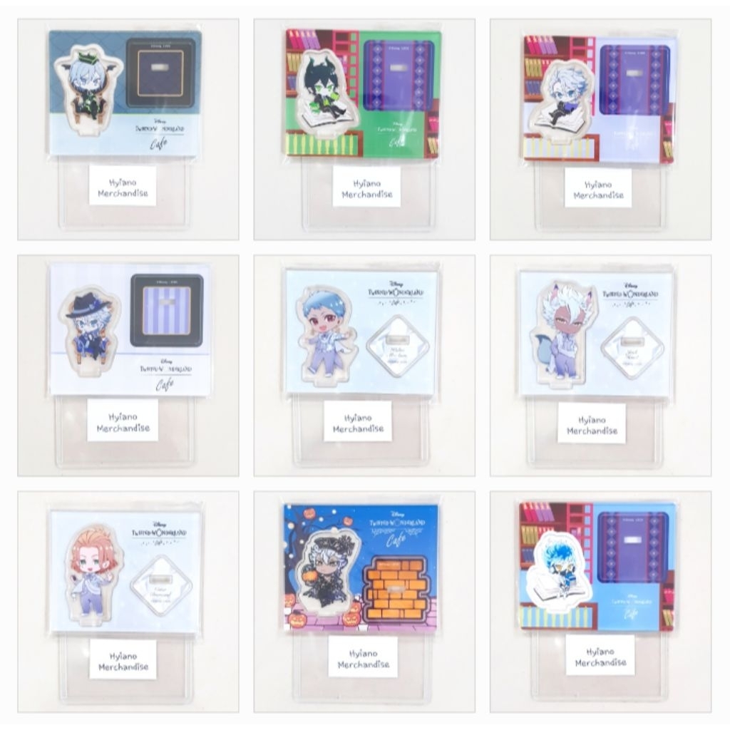 Twisted Wonderland Cafe Chibi Acrylic Standee