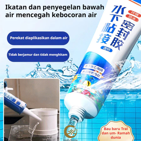 [Anti Bocor]Sealant bawah air/menyumbat kebocoran dan memperbaiki kebocoran tangki ikan/ tahan air L