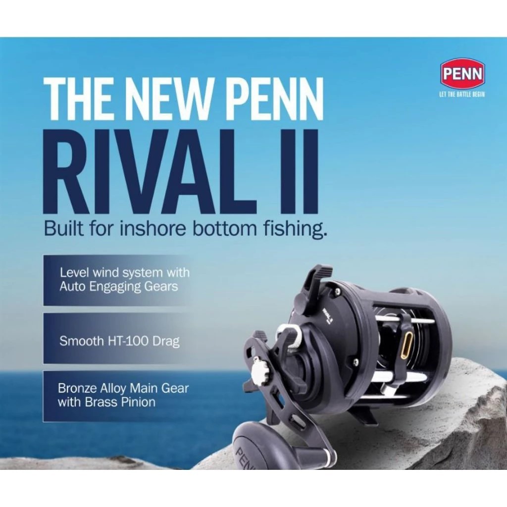 Reel PENN OH RIVAL II 15/20/30 Handle Kiri