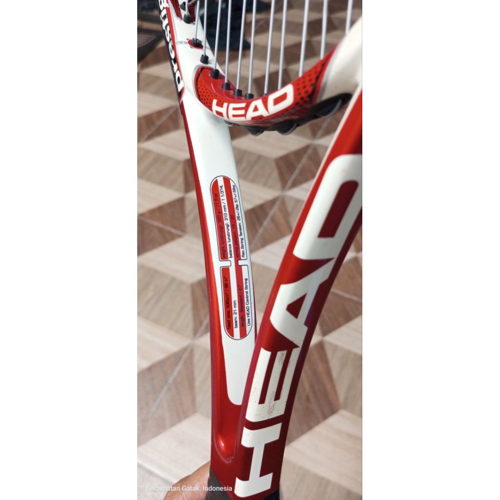 Raket Tennis Head