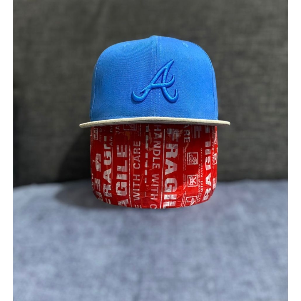 TOPI NEW ERA ATLANTA BRAVE BIRU ABU