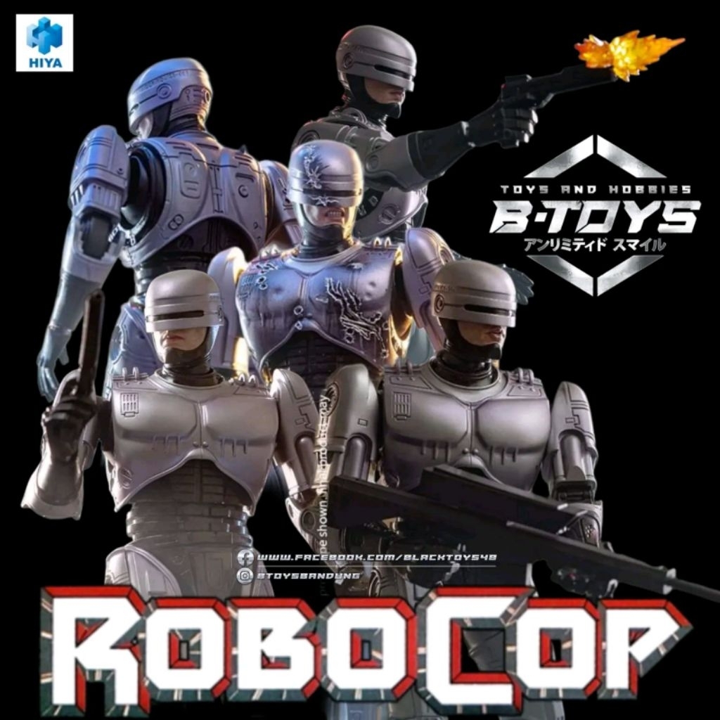 Hiya toys 1/12 Robocop Action figure robocop Diecast figure