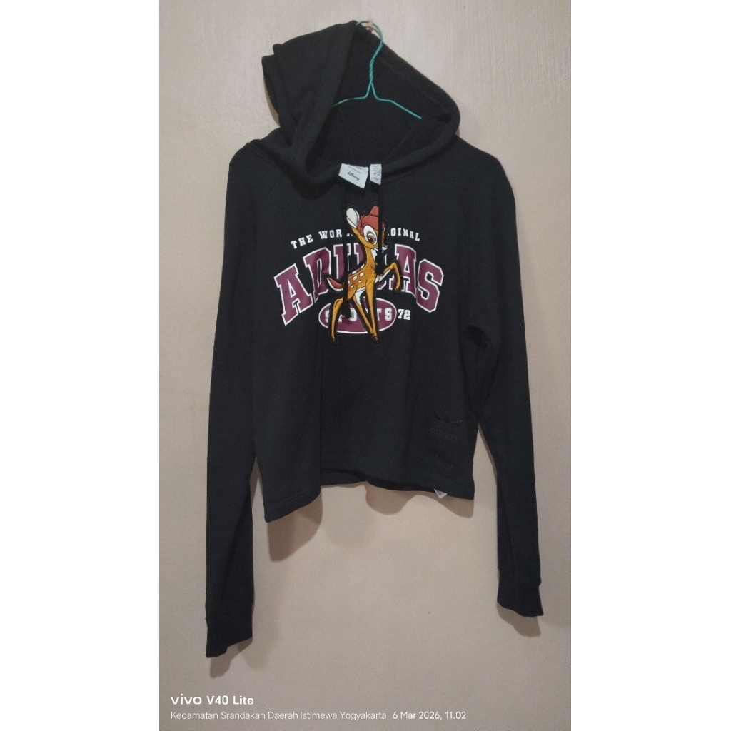 hoodie crop Adidas