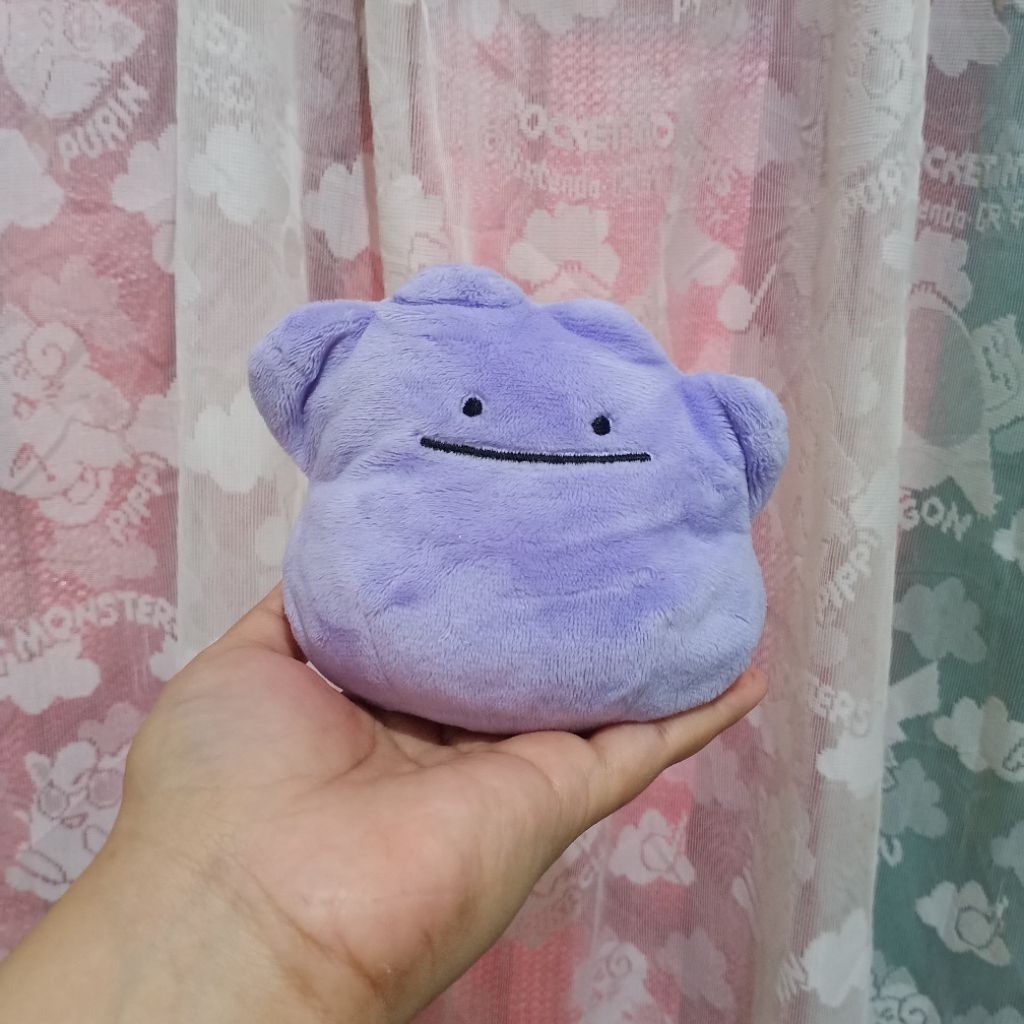 BONEKA POKEMON FIT DITTO sitting cuties