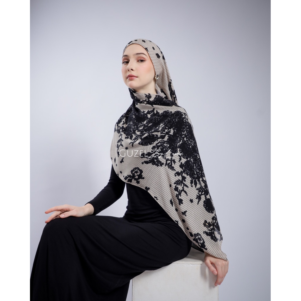 Pashmina Viscose Lace Printed | guzelbyleone | Pashmina Viscose modal | Printed Pashmina