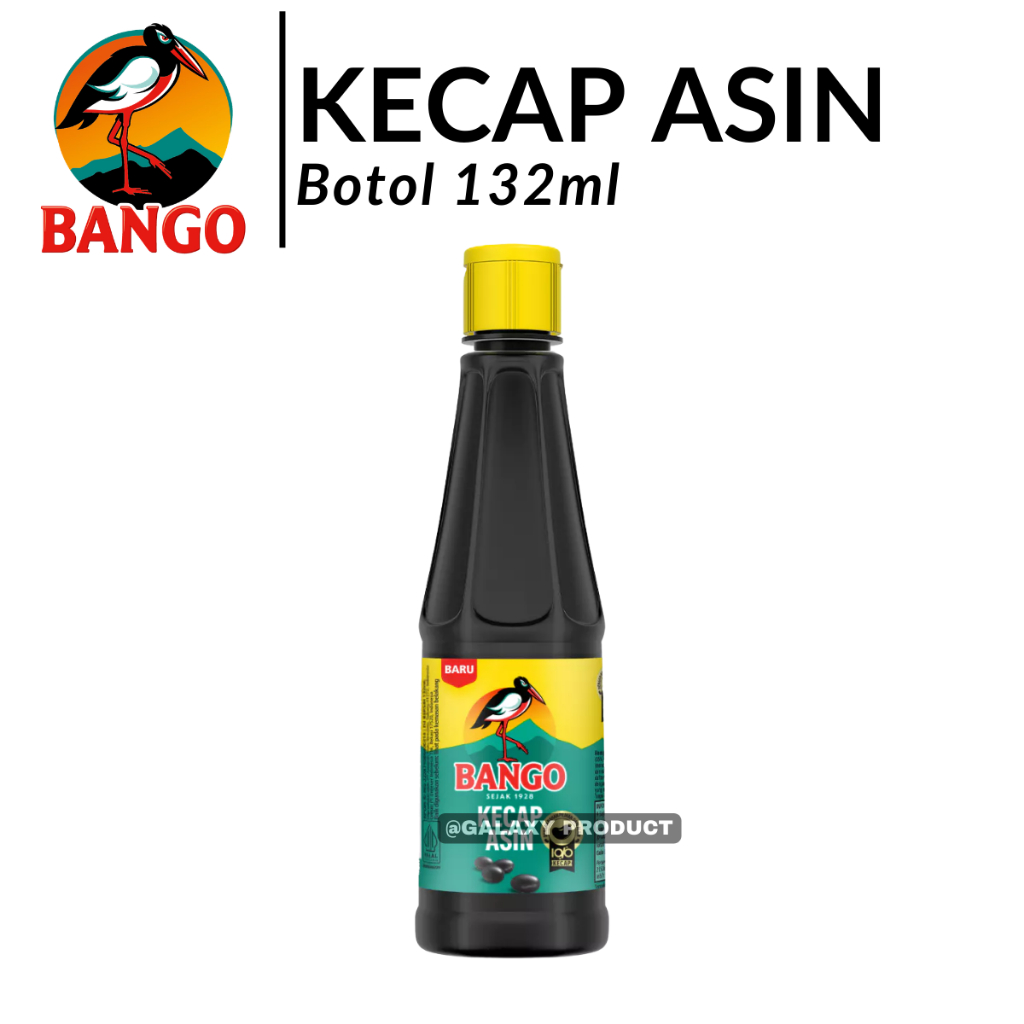 BANGO Kecap Asin Botol 132ml
