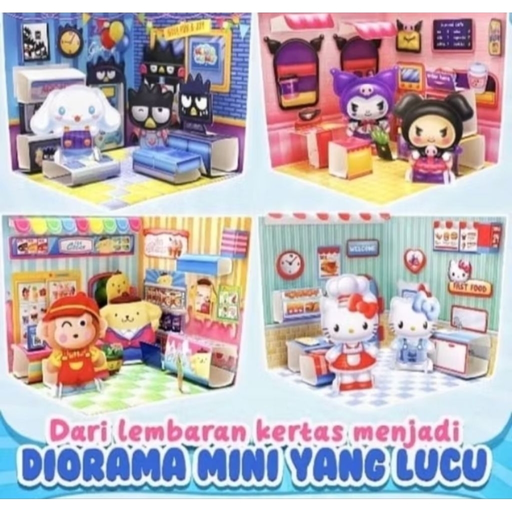 Mainan panoramic 3D room