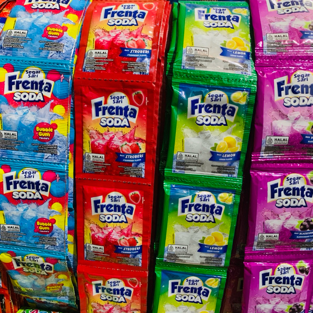Minuman Serbuk Frenta Renceng Soda Segar Sari