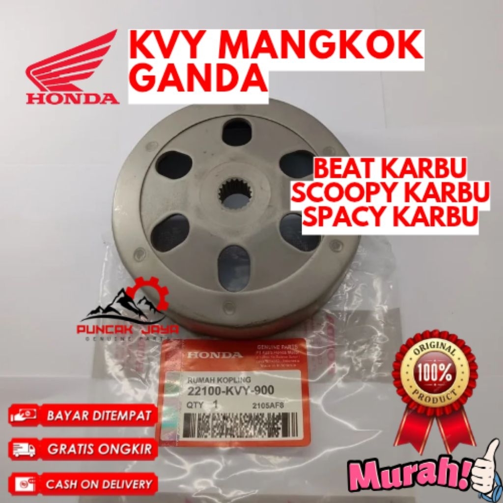 MANGKOK GANDA ORIGINAL HONDA KODE KVY, MANGKOK GANDA BEAT KARBU, MANGKOK GANDA SCOOPY KARBU, MANGKOK