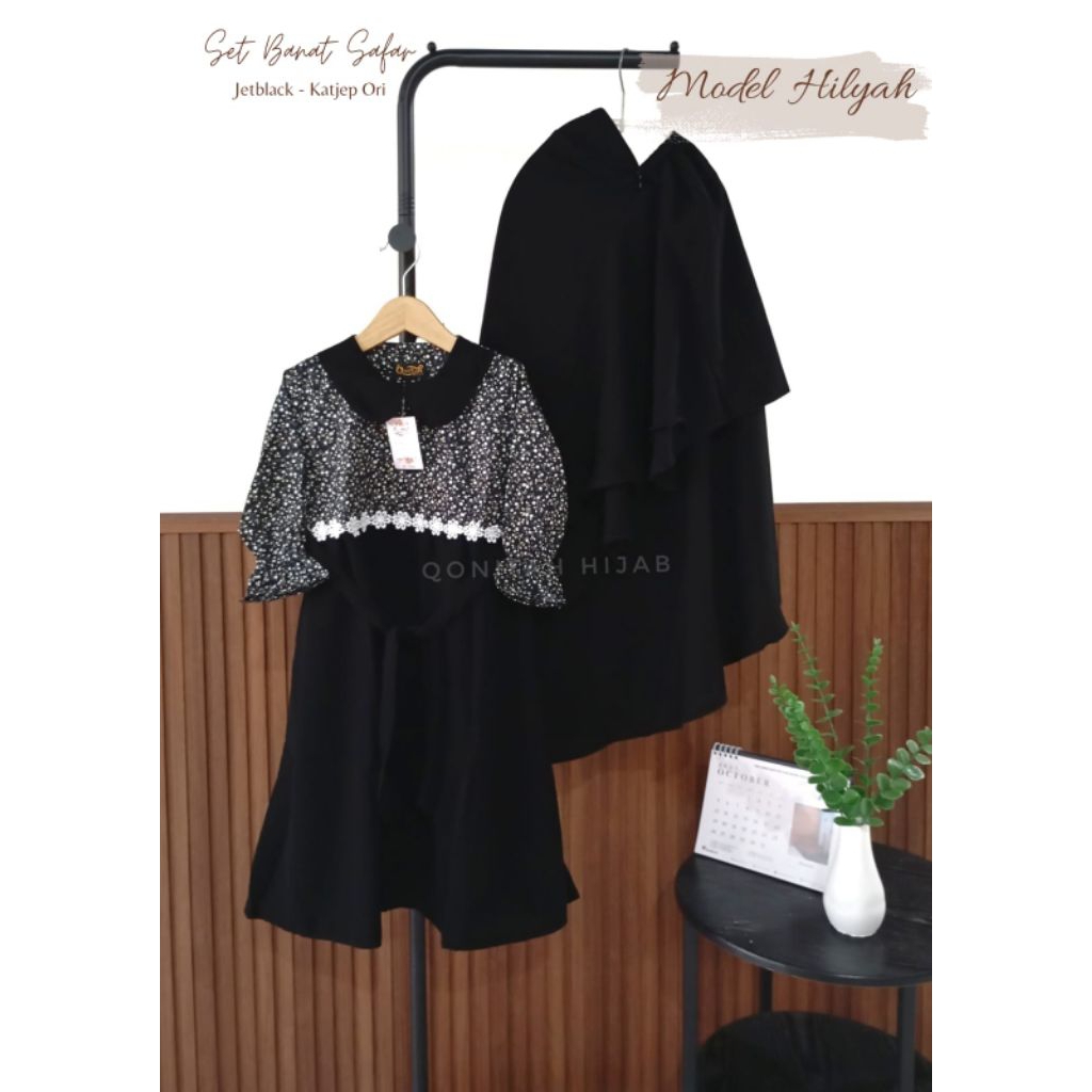 habiskan stok Qonita hijab set safar banat hilyah