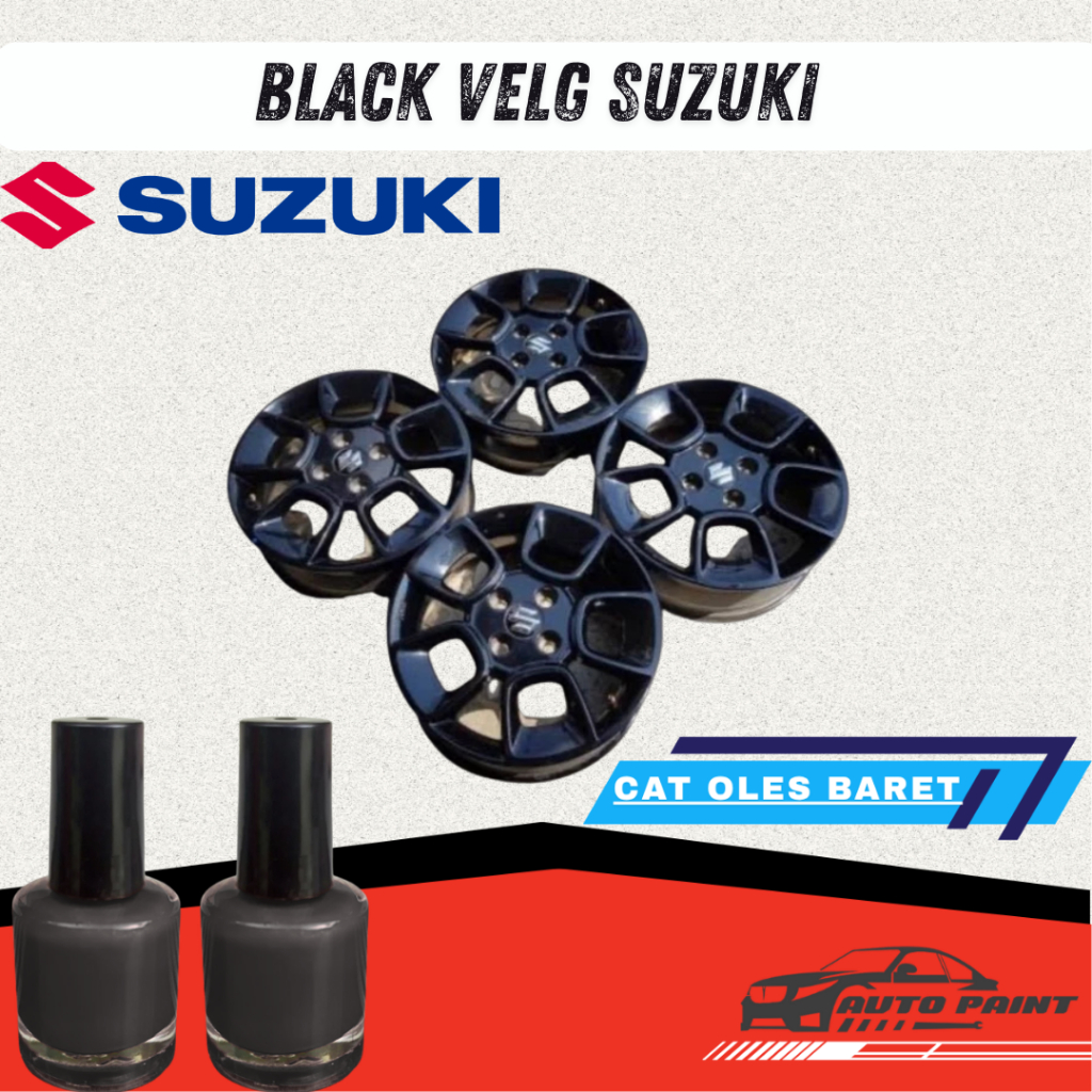 Cat Oles Velg Mobil Suzuki Ignis Hitam Cat Velg