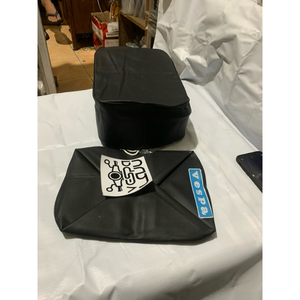 Cover Bungkus Jok Kulit Jok Belakang Vespa Super Sprint Bagus Mantap