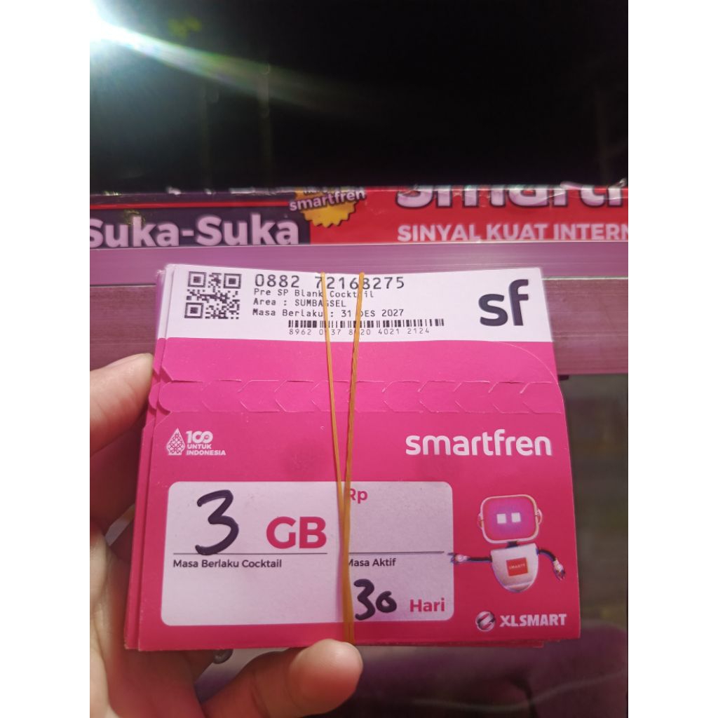 PERDANA SMARTFREN 3 GB 1 BULAN